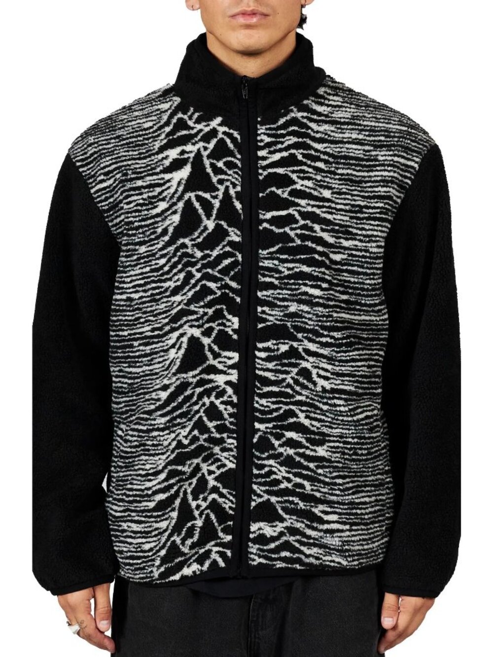 NEW Pleasures X Joy Division Disorder Full Zip Fleece Jacket Medium